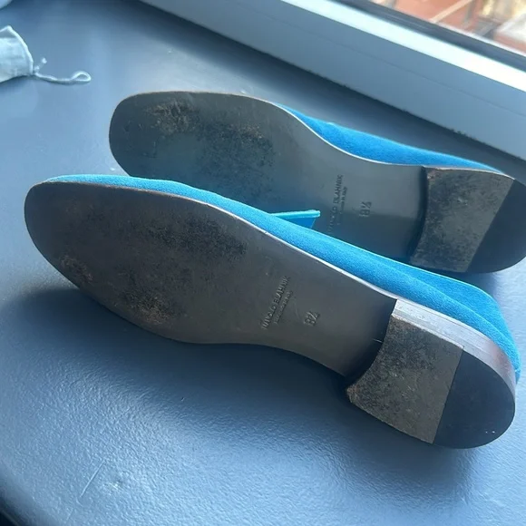 Manolo Blahnik suede Chester loafers - Picture 3 of 8